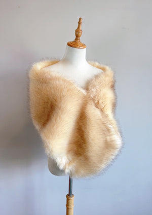 Champagne Fur Shawl (Lilian Cha03)