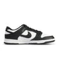 Nike men’s Dunk Low Panda sneakers in black and white leather.