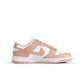 Nike Womens Dunk Low Rose Whisper sneakers by Denim Exchange, pink and white low-top footwear
