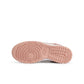 Nike Women's Dunk Low Rose Whisper sneakers by Denim Exchange, pink and white low-top footwear