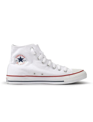 White Converse men's Chuck Taylor Hi sneakers.