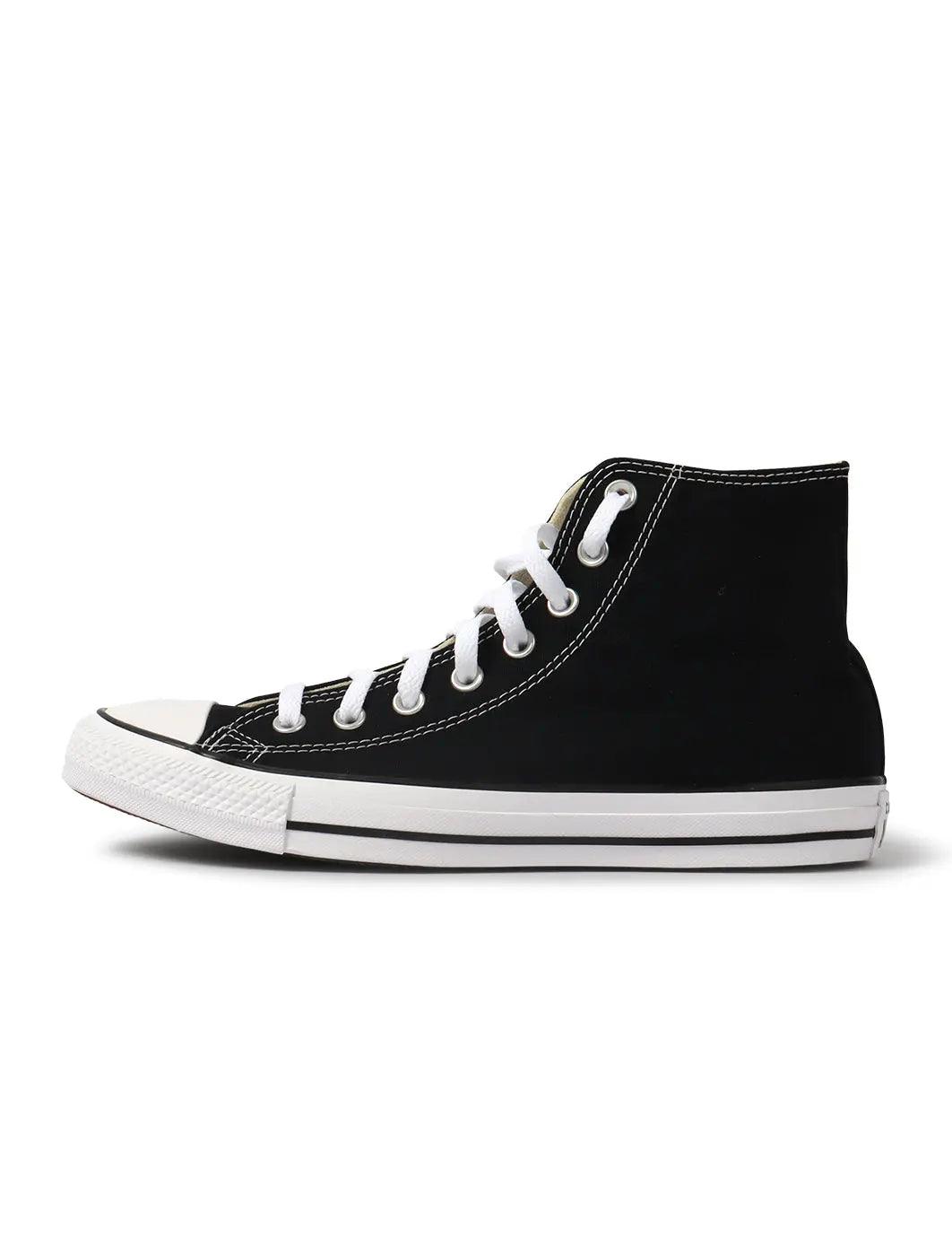 Black Converse Men's Chuck Taylor Hi high-top sneakers, side view