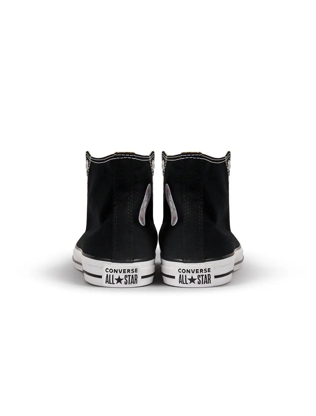 Black Converse men's Chuck Taylor Hi high-top sneakers, side view