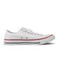Converse Men's All Star Classic Low white sneakers, side view