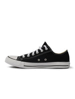 Black Converse men's Chuck Taylor low-top sneakers.