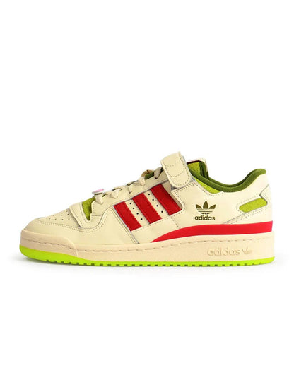 Men's Adidas Forum Low The Grinch sneakers by Denim Exchange in a low-top design