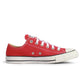 Men's red Converse Chuck Taylor All Star low-top sneakers by Denim Exchange