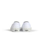 Men's Vans Classic Slip-On footwear in true white canvas with elastic side panels and rubber sole