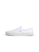 Men's white Vans Classic Slip-On shoes by Denim Exchange, side view