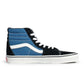 Men's Vans Sk8-Hi navy and blue high-top sneakers by Denim Exchange