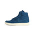 Womens Air Jordan Air Ship PE sneakers in Mystic Navy with white accents, featuring Nike branding and classic athletic design.