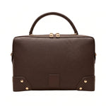 Thegrandmère trunk bag by thebagicon, a stylish handbag with a vintage-inspired trunk design and leather accents.