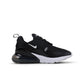 Nike women's Air Max 270 footwear in black and white, by Denim Exchange