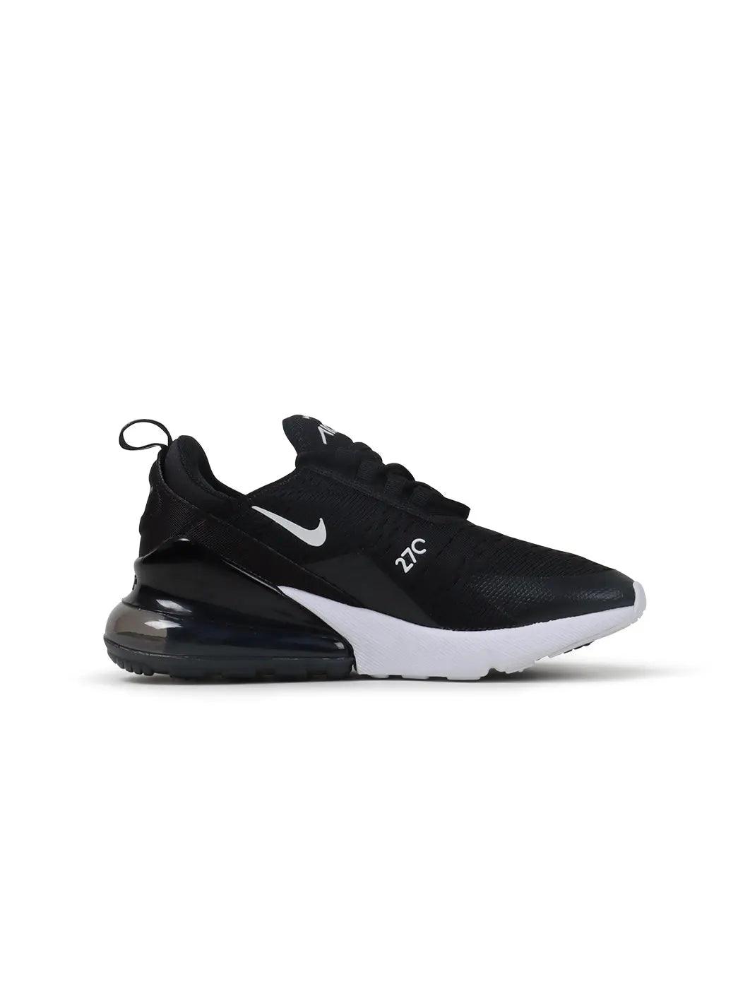 Nike women's Air Max 270 footwear in black and white, by Denim Exchange