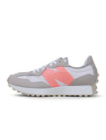 Denim Exchange men's 327 sneakers in Rain Cloud gray suede and mesh with textured sole