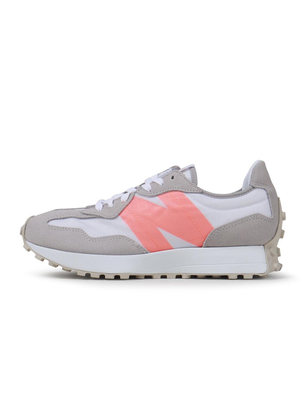 Denim Exchange men's 327 sneakers in Rain Cloud gray suede and mesh with textured sole