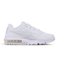White Nike men's Air Max LTD 3 sneakers, side view with visible Air Max cushioning and lace-up design