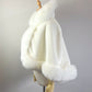 Ivory White Fur Cape (Juliet Wht01)