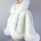 Ivory White Fur Cape (Jennifer Wht01)