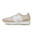 Men's New Balance 327 Lifestyle sneakers in khaki color, featuring a stylish design and durable footwear construction.