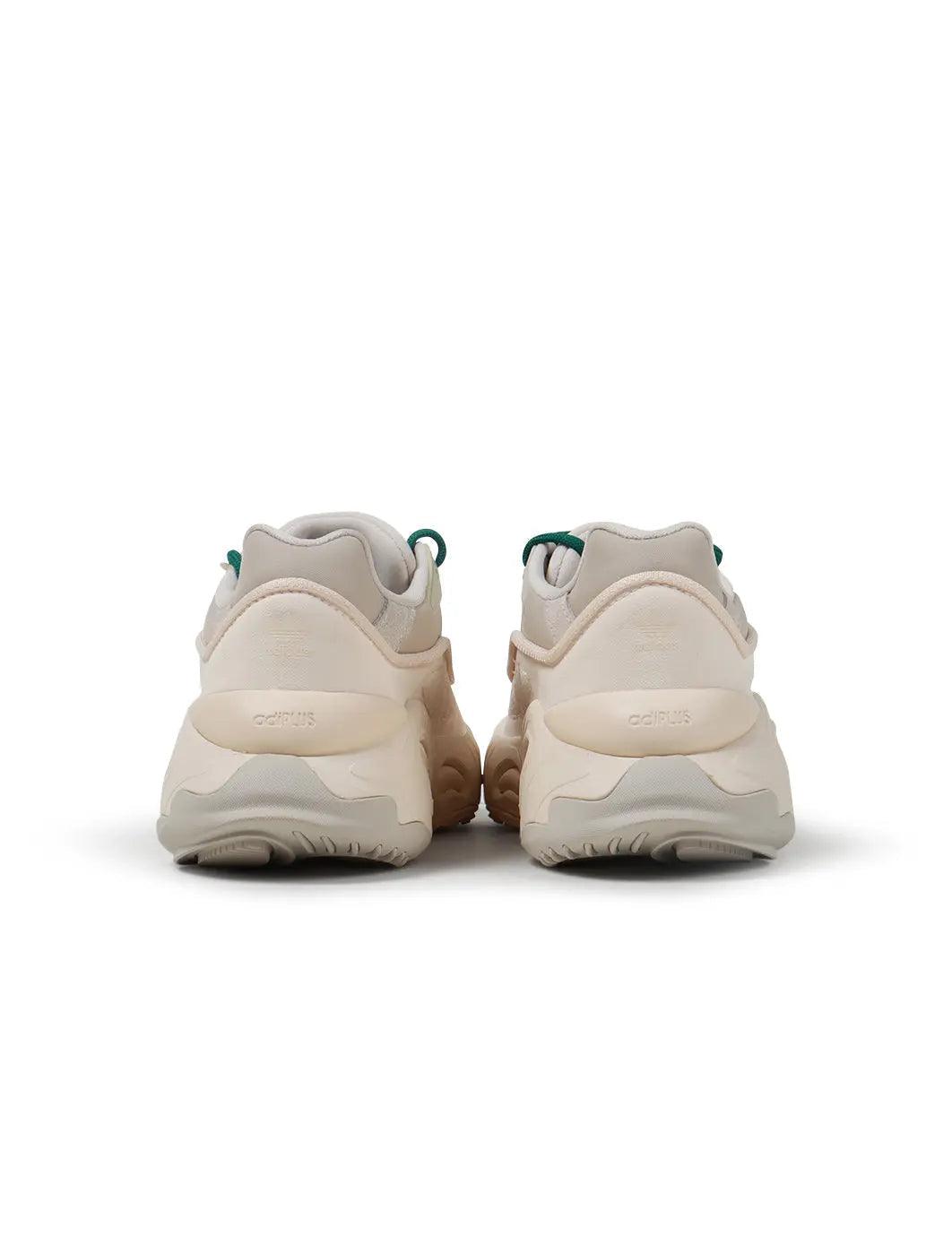 Men's Adidas Ozweego sneakers in chalk white, side view