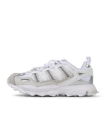Men's Adidas Hyperturf footwear in Cloud White, side view
