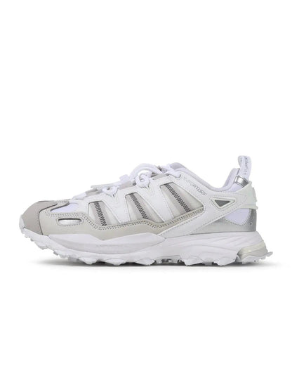 Men's Adidas Hyperturf footwear in Cloud White, side view