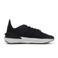 Black Adidas men's Avryn footwear, showcasing sleek design and comfortable fit, ideal for casual and everyday wear.