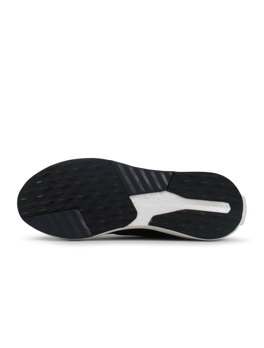 Black Adidas Mens Avryn footwear with sleek design, perfect for casual wear and everyday style.