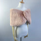 Blush / Peach Fur Wrap (Serena Pea05)