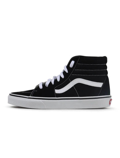 Men's Vans Sk8-Hi Classic black and white high-top sneakers by Denim Exchange