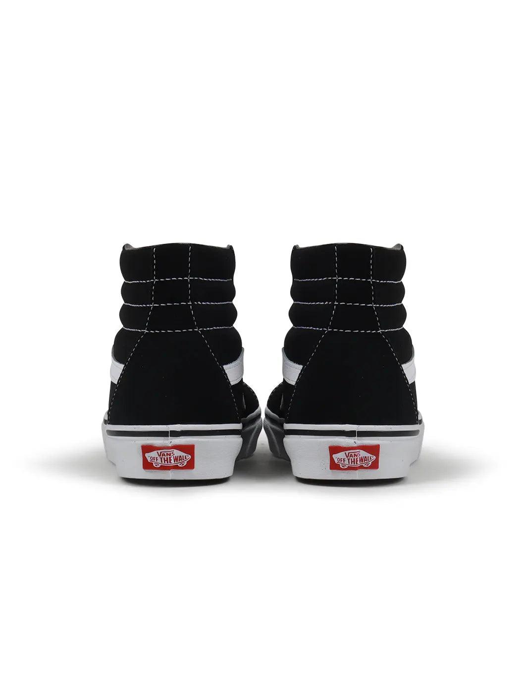Men's Vans Sk8-Hi Classic black and white high-top sneakers by Denim Exchange