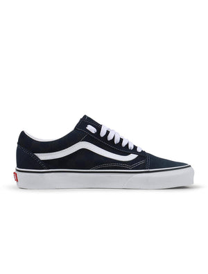 Vans Mens Old Skool sneakers in Parisian Night Monogram with black and white design, casual men's footwear.