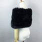 Black Faux Fur Wrap (Serena Blk01)