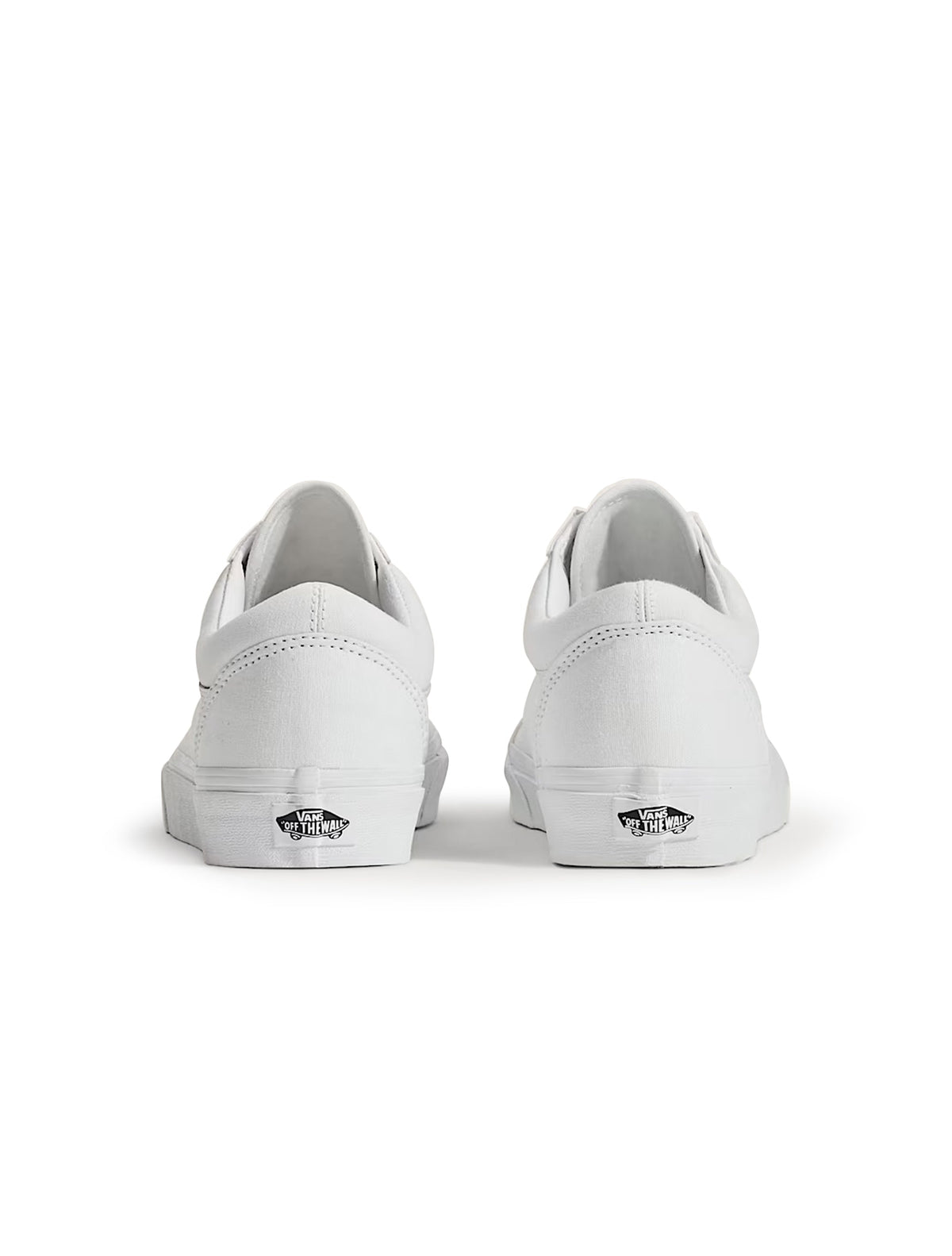 Vans Men's Old Skool Lowpro white sneakers by Denim Exchange with low-top design and classic side stripe