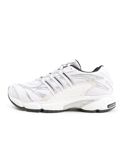 Men's Adidas Temper Run 2.0 sneakers in Cloud White, side viewynthetic sneaker design