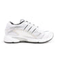 Men's Adidas Temper Run 2.0 running shoes in Cloud White, side view