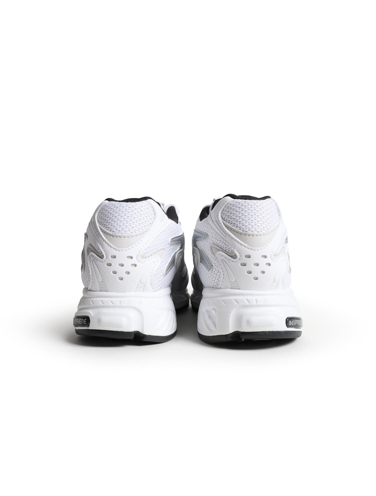 Men's Adidas Temper Run 2.0 footwear in Cloud White, side view sneakers from Denim Exchange