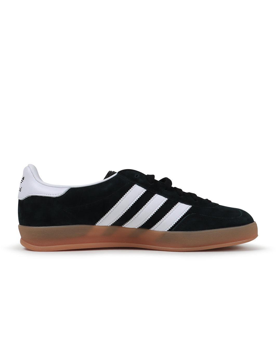Black Adidas Gazelle Indoor men's sneakers by Denim Exchange