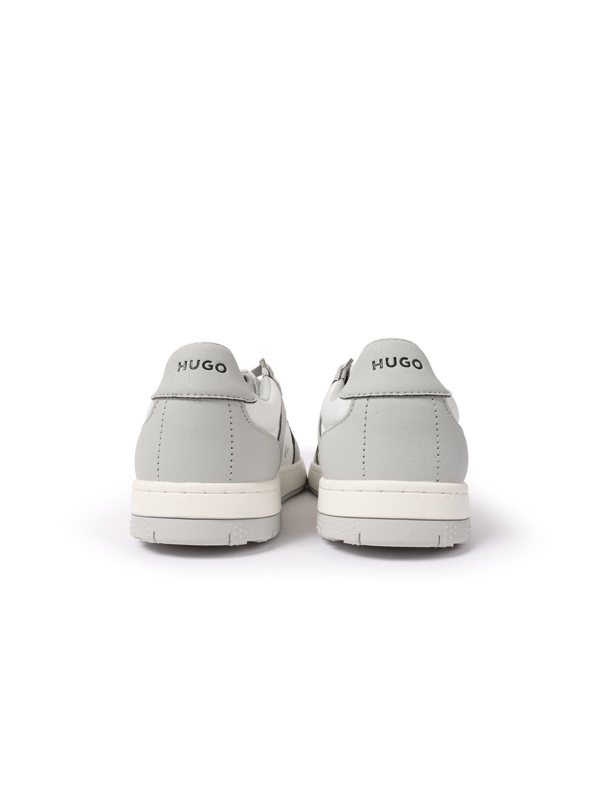 Grey Hugo Hadrian Tenns Shoes for men by Denim Exchange, featuring a casual design and comfortable fit.
