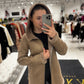 Reversible Faux Fur & Suede Jacket with Hood
