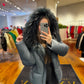 Blair Genuine Silver Fox Fur Down Fill Jacket
