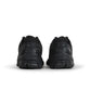 Nike men's Zoom Vomero 5 sneakers in triple black, featuring layered mesh and synthetic panels