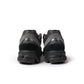 Black New Balance 2002R men's shoes, stylish athletic footwear with a sleek design, perfect for casual or active wear.