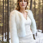 Ivory Faux Fur Bridal Jacket (Anna Ivy07)