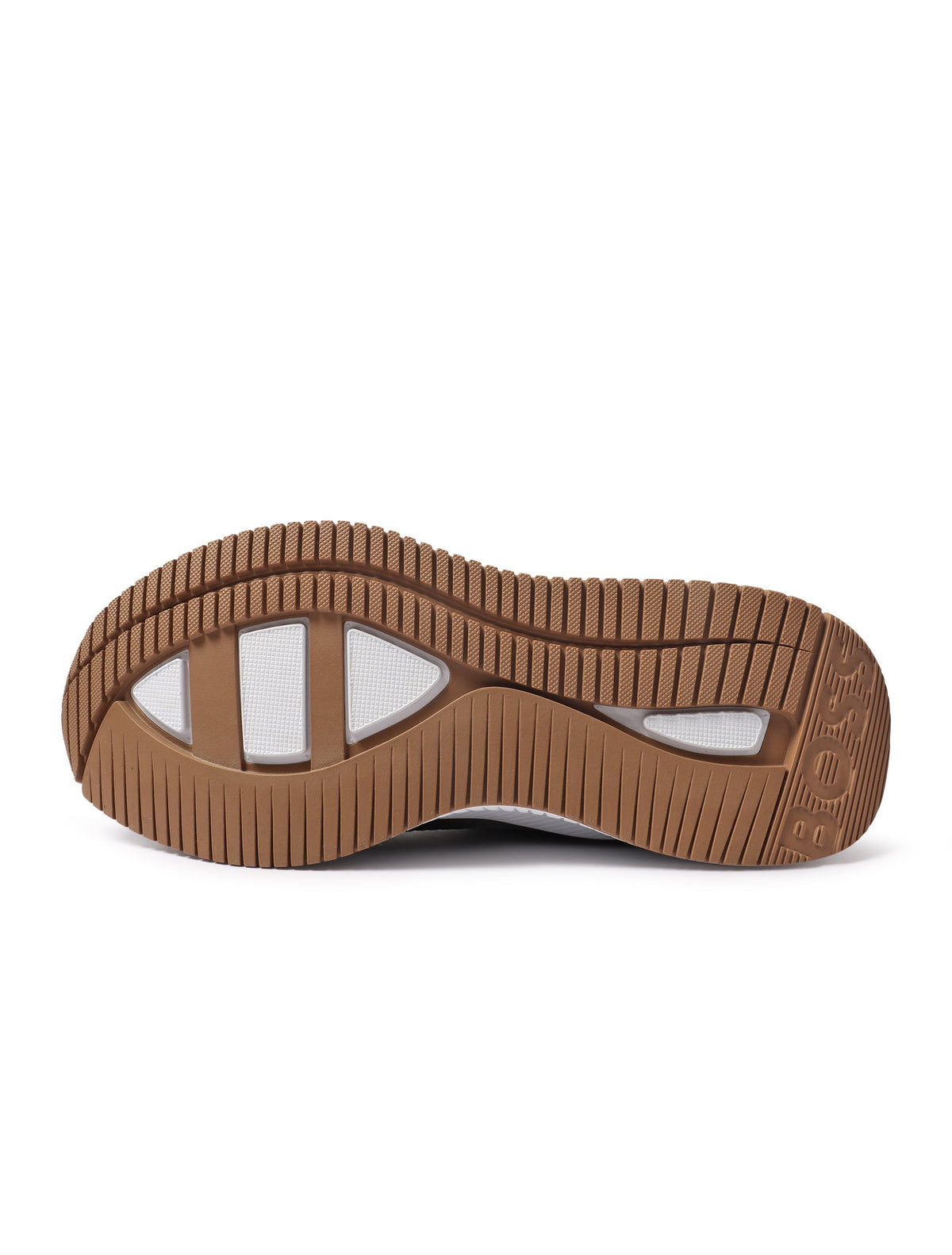 Black Hugo Boss TTNM EVO men's shoes with sleek design and laced closure, displayed on a plain background.