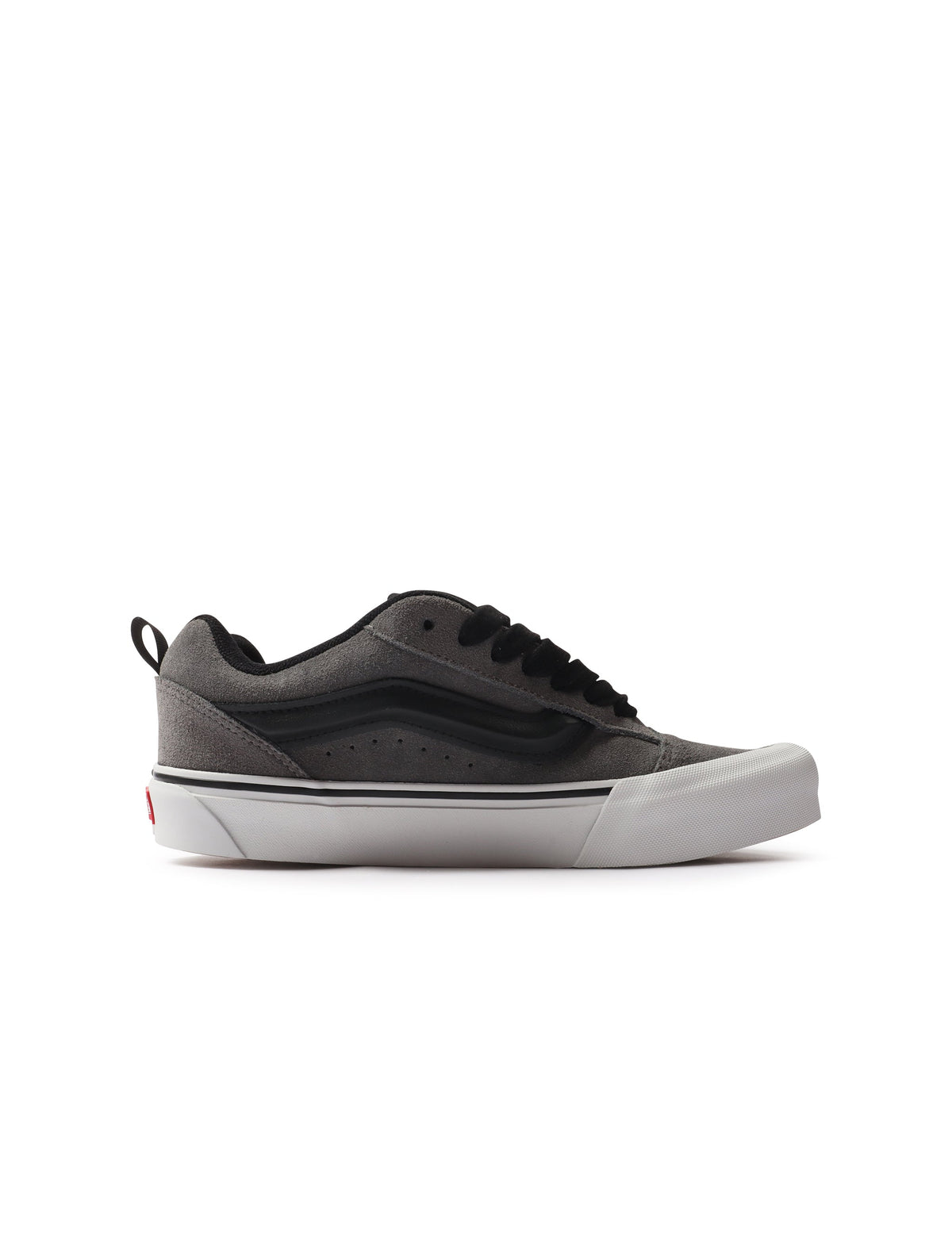 Men's Vans Knu School suede footwear in pewter gray from Denim Exchange