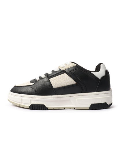 Denim Exchange Hugo Yarrow men's sneakers in charcoal gray, side view