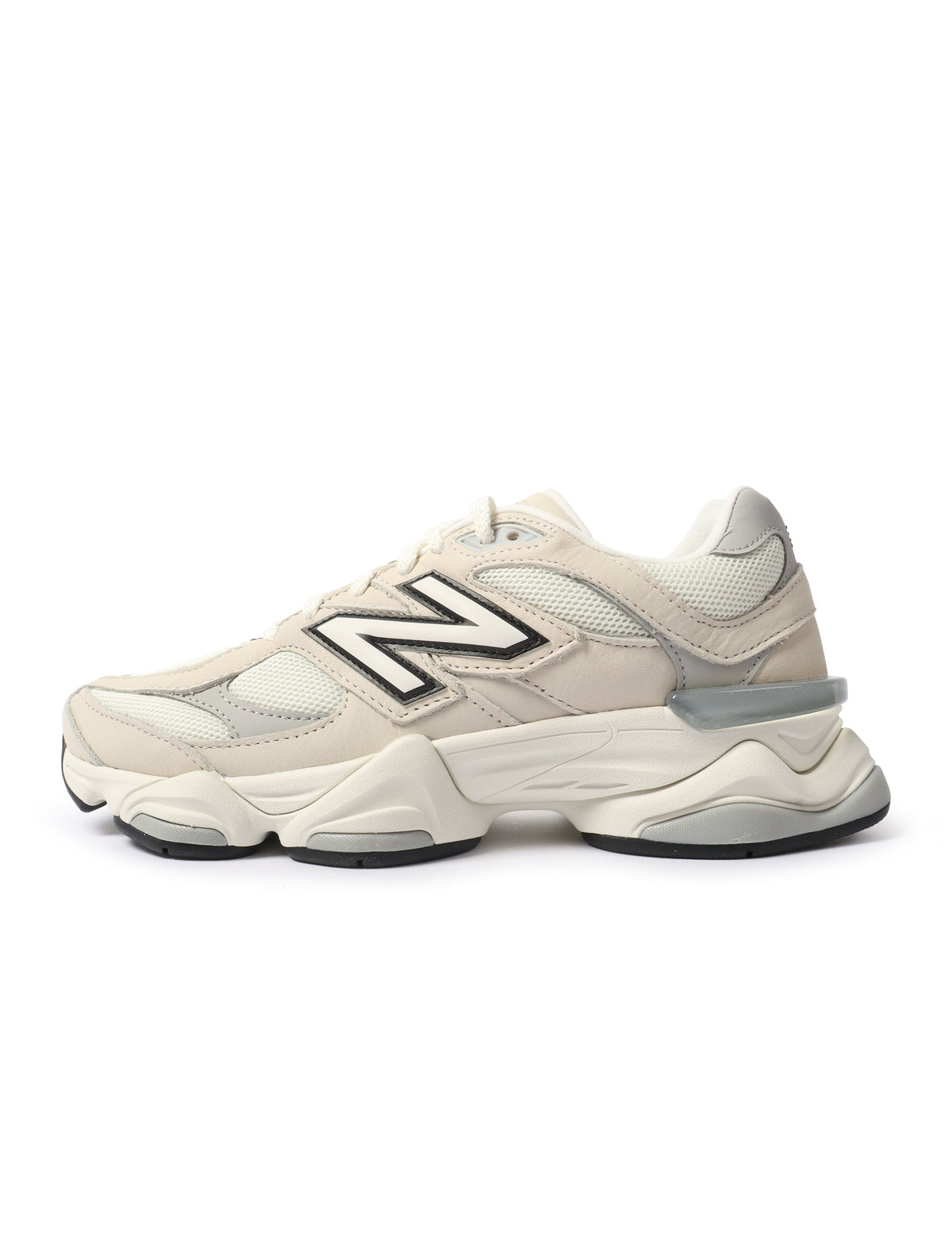 Men's New Balance 9060 Lifestyle Shoes in white and grey, showcasing stylish sneakers with modern design details.
