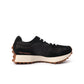 New Balance women's 327 black and white sneakers side view